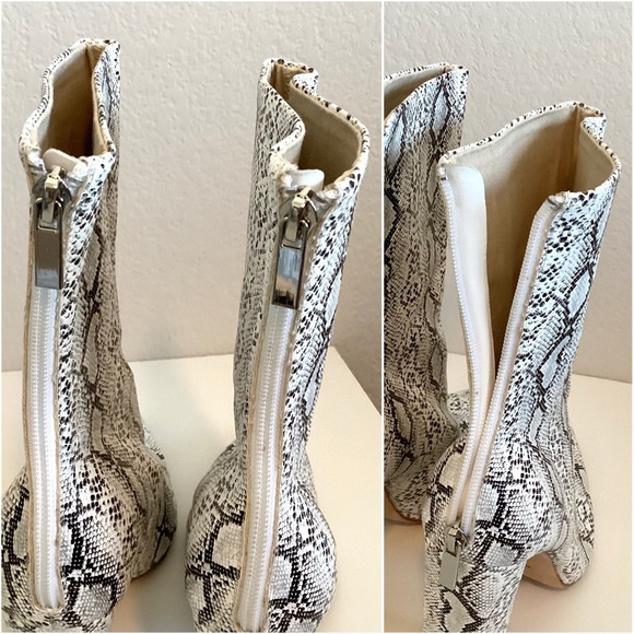 \RAYE\ Easton Snakeskin Print Booties - Picture 8 of 16